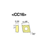 Designs Optimal Inserts Exclusive For Boring  Insert Holder Cartridge CC12/16 - Big-tools Industrial Supply Tools for Metal Cutting
